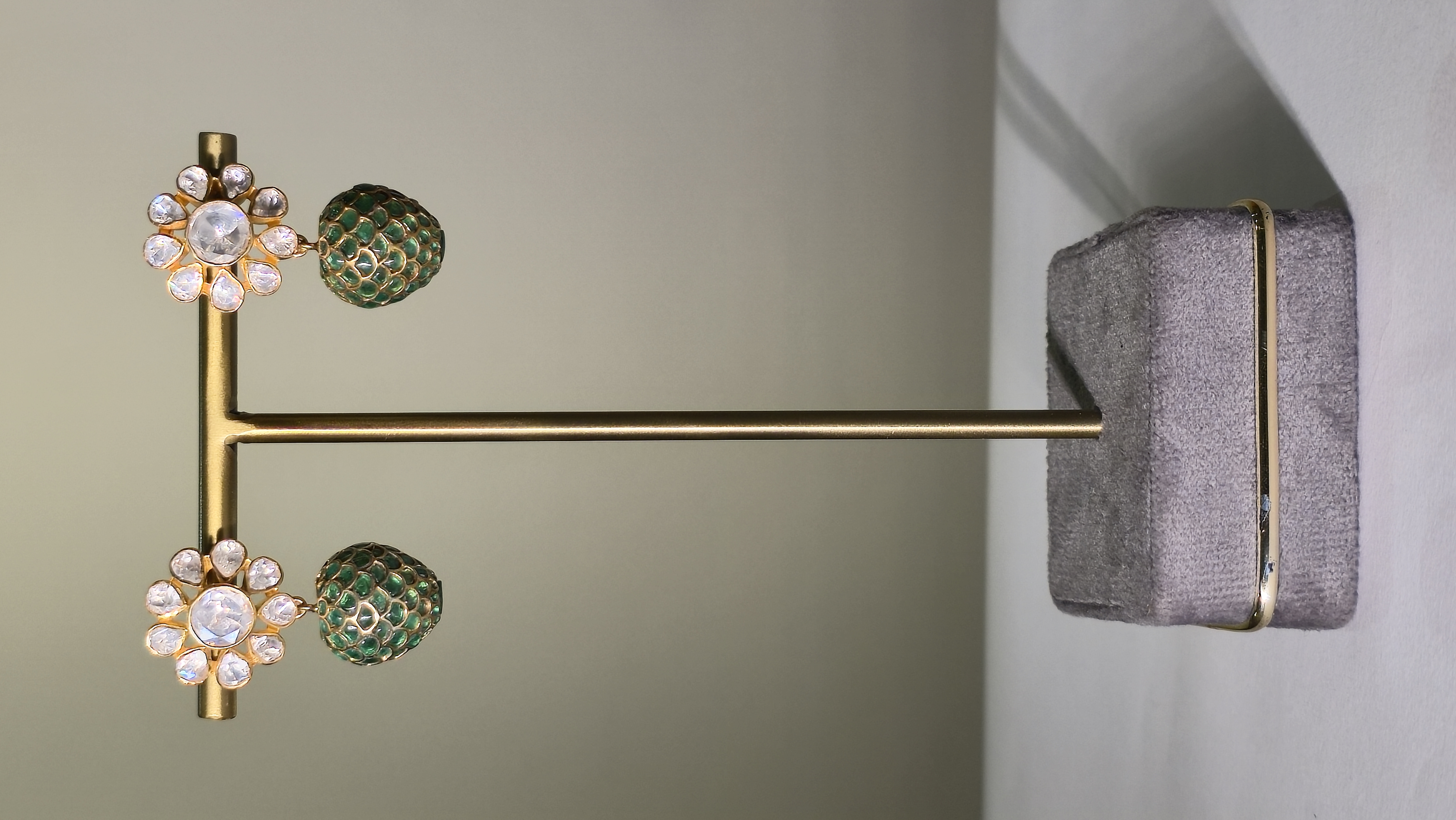 Rosemary Blossom Jhumkas