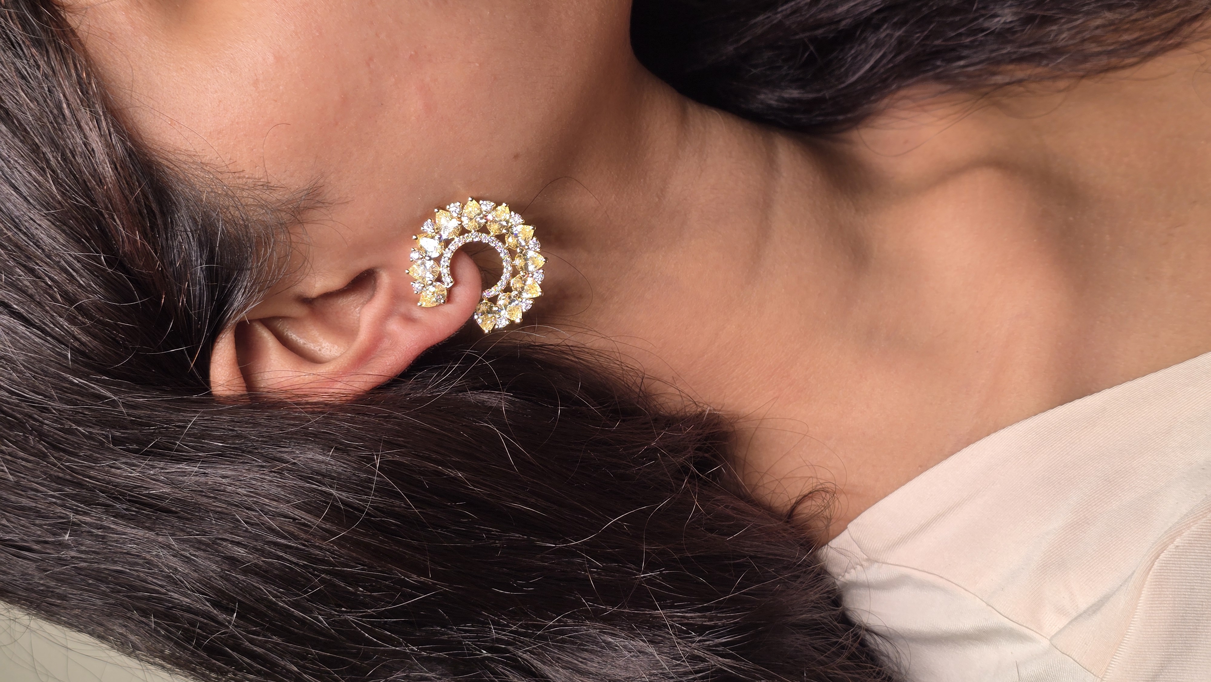 Saasha Yellow Sapphire Earrings